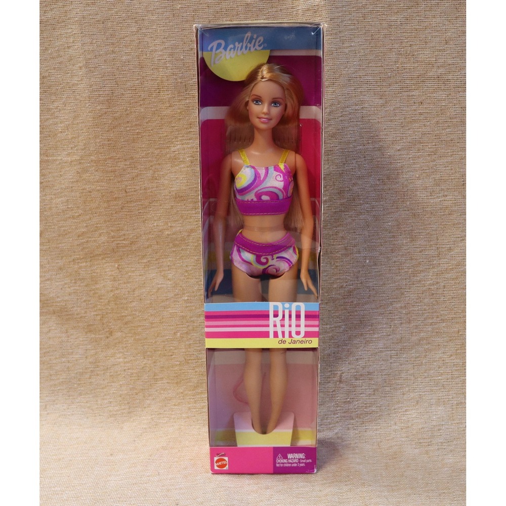 Vintage Mattel Barbie Rio de Janeiro Doll NIB 2002 #56880